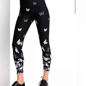 DKNY leggings, XL, Butterfly Print